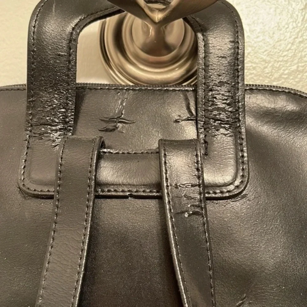 Kesslord Black vintage leather back pack
